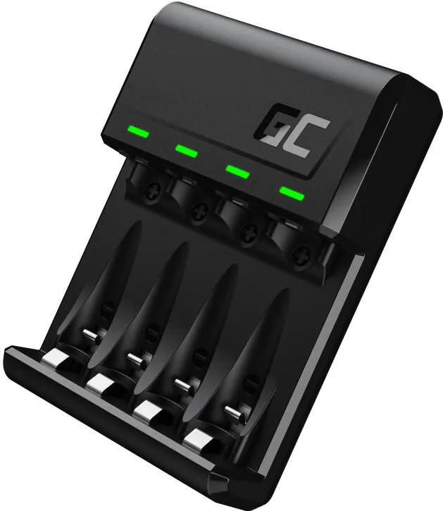 Green Cell GRADGC01 VitalCharger charger for AA/AAA batteries Micro-USB+USB-C