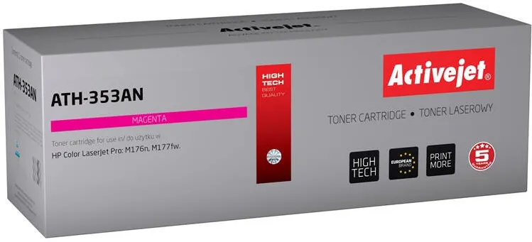 Toner imprimanta ACTIVEJET Compatibil ATH-353AN for HP printer; HP CF353A replacement; Supreme; 1100 pages; magenta