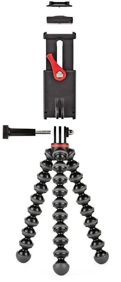Joby Trepied GripTight Action Kit Action camera 3 leg(s) Black, Red