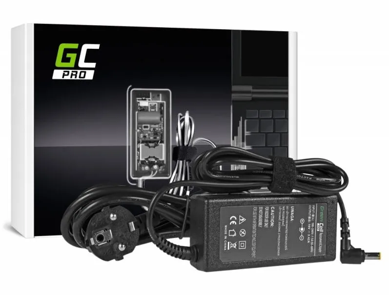 Alimentator Laptop Green Cell AD01P Indoor 60 W Black