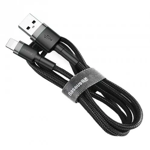 Baseus Cablu de date Cafule CALKLF-BG1, 1m,  Black