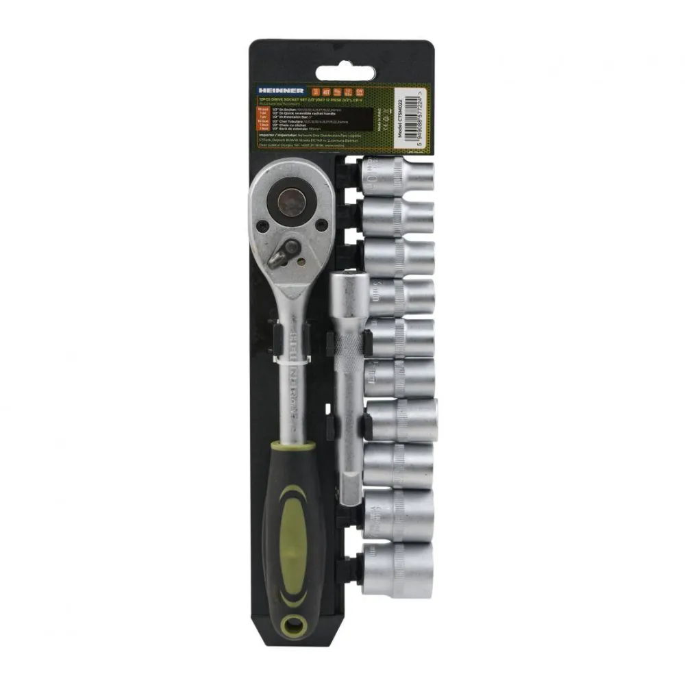 HEINNER Set 12 piese 1/2" cr-v