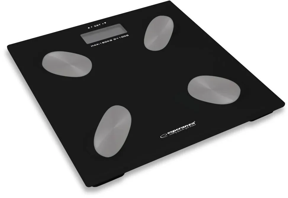 Esperanza Cantar Digital Corporal EBS022K, greutate maxima 180 kg, negru