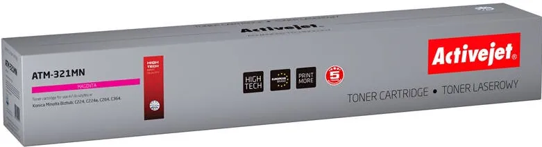 Toner imprimanta ACTIVEJET Compatibil ATM-321MN for Konica Minolta printer; Konica Minolta TN321M replacement; Supreme; 25000 pages; magenta