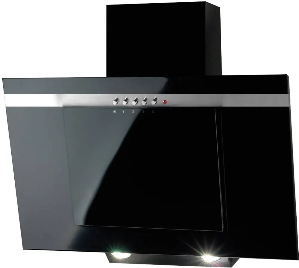 AKPO Hota WK-4 Nero Line60 Eco, 60 cm, 59 dB, control mecanic, putere absorbtie 320 m3/h, Negru