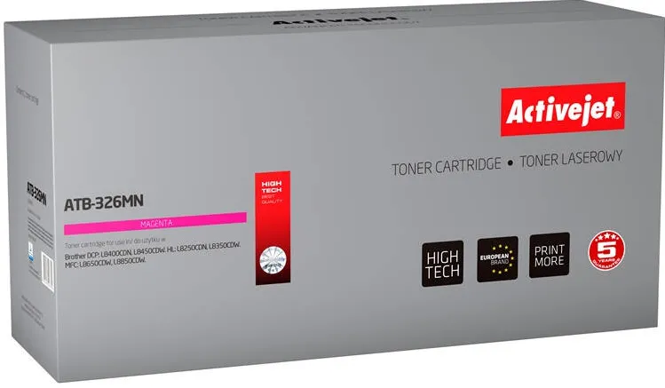 Toner imprimanta ACTIVEJET Compatibil ATB-326MN for Brother printer; Brother TN-326M replacement; Supreme; 3500 pages; magenta