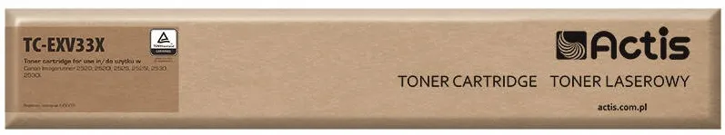 Toner imprimanta ACTIS Compatibil TC-EXV33X for Canon printer; Canon C-EXV33 replacement; Standard; 14600 pages; black