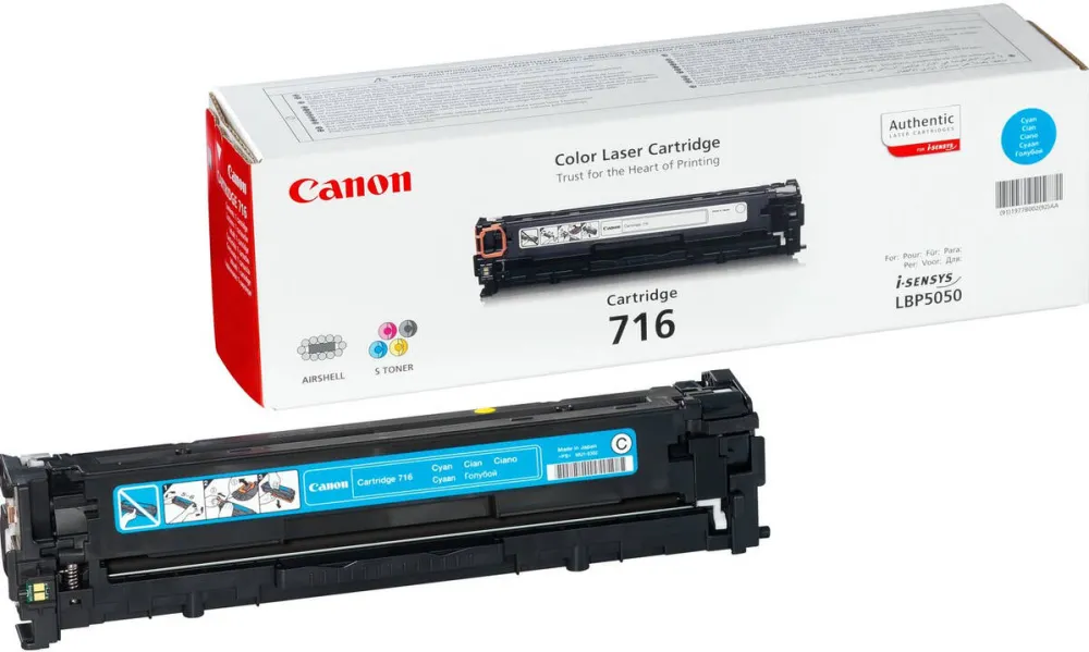 Toner imprimanta Canon 716 Cyan toner cartridge 1 pc(s) Original