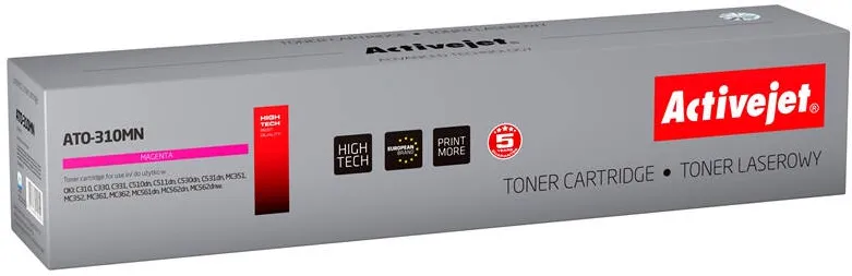 Toner imprimanta ACTIVEJET Compatibil ATO-310MN for OKI printer; OKI 44469705 replacement; Supreme; 2000 pages; magenta