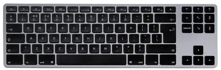 Tastatura matias aluminum Mac Tenkeyless bluetooth Space Gray