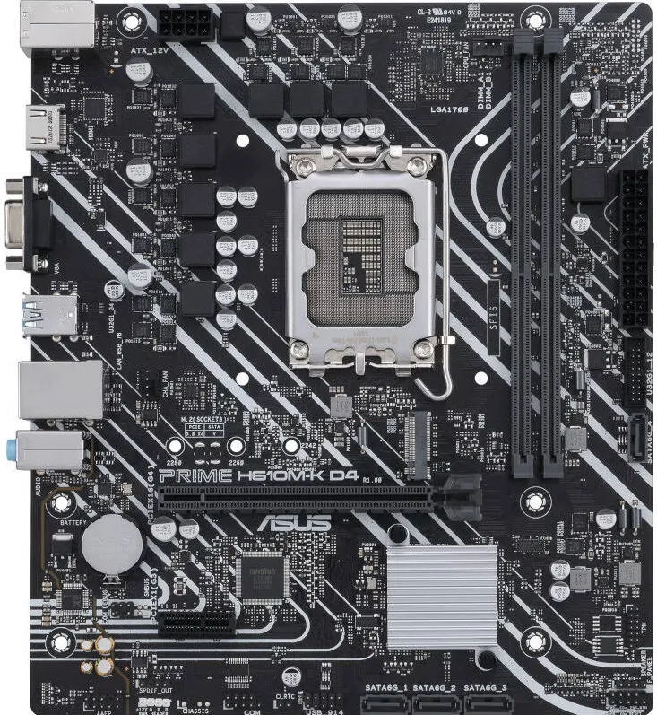 Placa de Baza Asus PRIME H610M-K D4