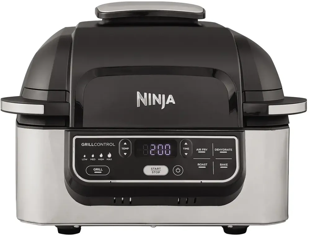 NINJA Friteuza cu aer cald AG301EU, 1750W, 5.7l, 5 functii de gatit customizabile, Gri/ Negru