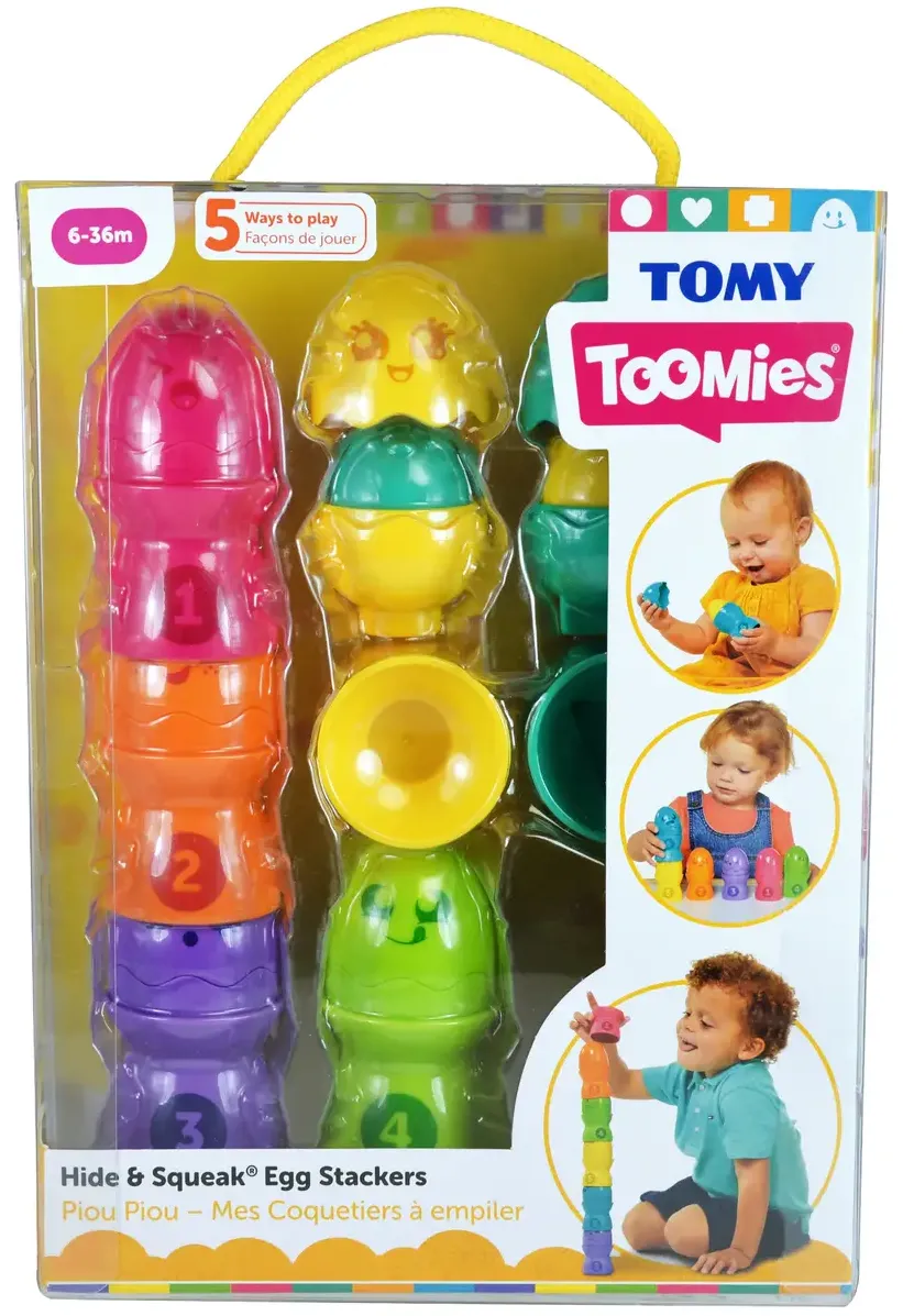 TOMY Oua si forme colorate