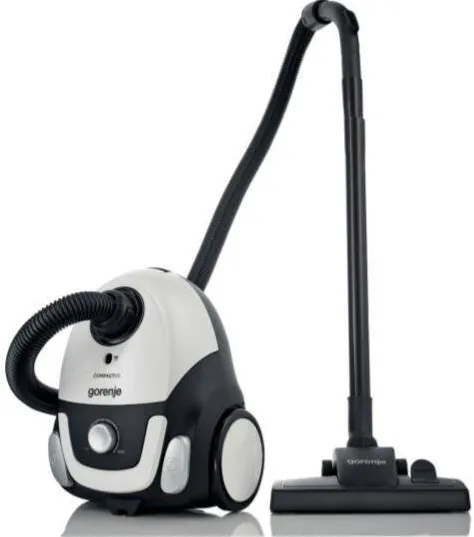 Aspirator GORENJE Compact cu sac XS VCEA11CXWII, 750 W, 78 dB, 2 l, filtru HEPA, NegruGri