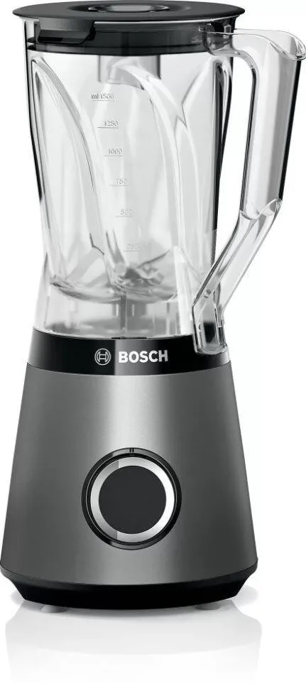 BOSCH Blender cu pahare MMB6141S, 1.5 l, 1200 W, 2 trepte de viteza, inox