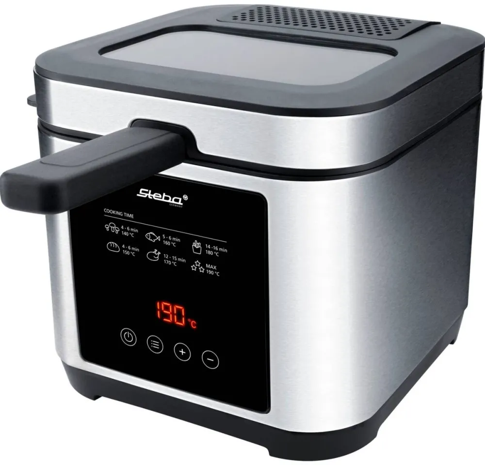 Steba Friteuza DF 150, 2.5 l, 1200 W, 230 V, Negru / Argintiu