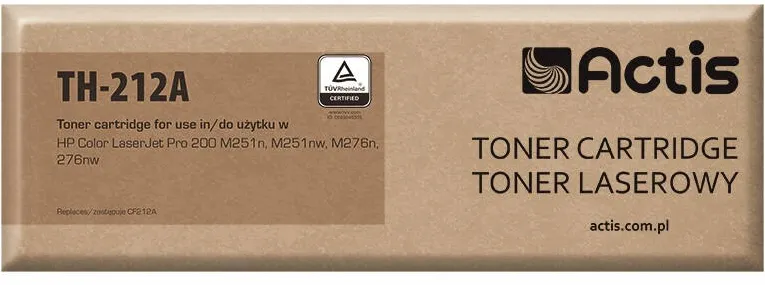 Toner imprimanta ACTIS Actis TH-212A pentru imprimanta HP; HP 131A CF212A, Compatibil Canon CRG-731Y; Standard; 1800 pagini; galben