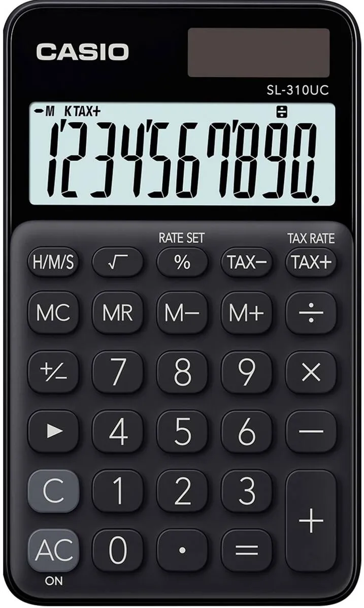 CASIO Calculator de birou SL-310UC-BK black
