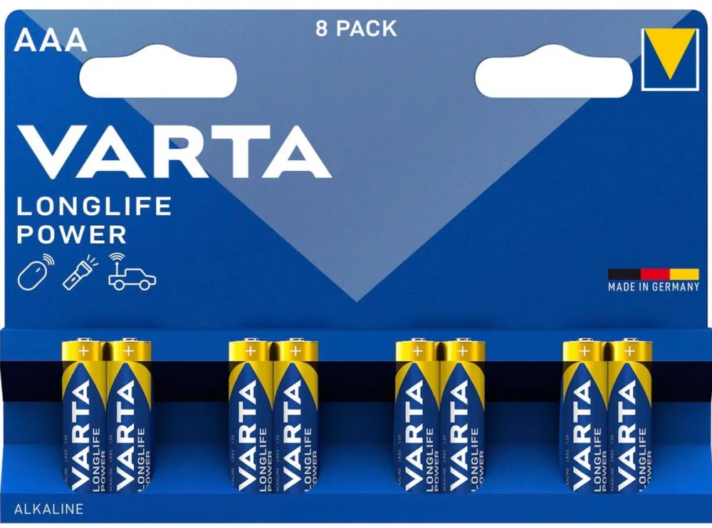 VARTA Baterii/Acumulatori 1x8 Longlife Power Micro AAA LR03