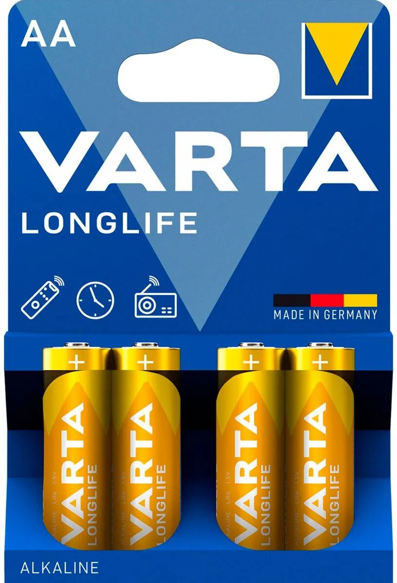 VARTA Baterii/Acumulatori 1x4 Longlife Mignon AA LR 6