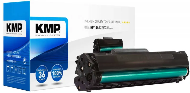 Toner imprimanta KMP H-T117 Toner black XXL compatible with HP Q 2612 A