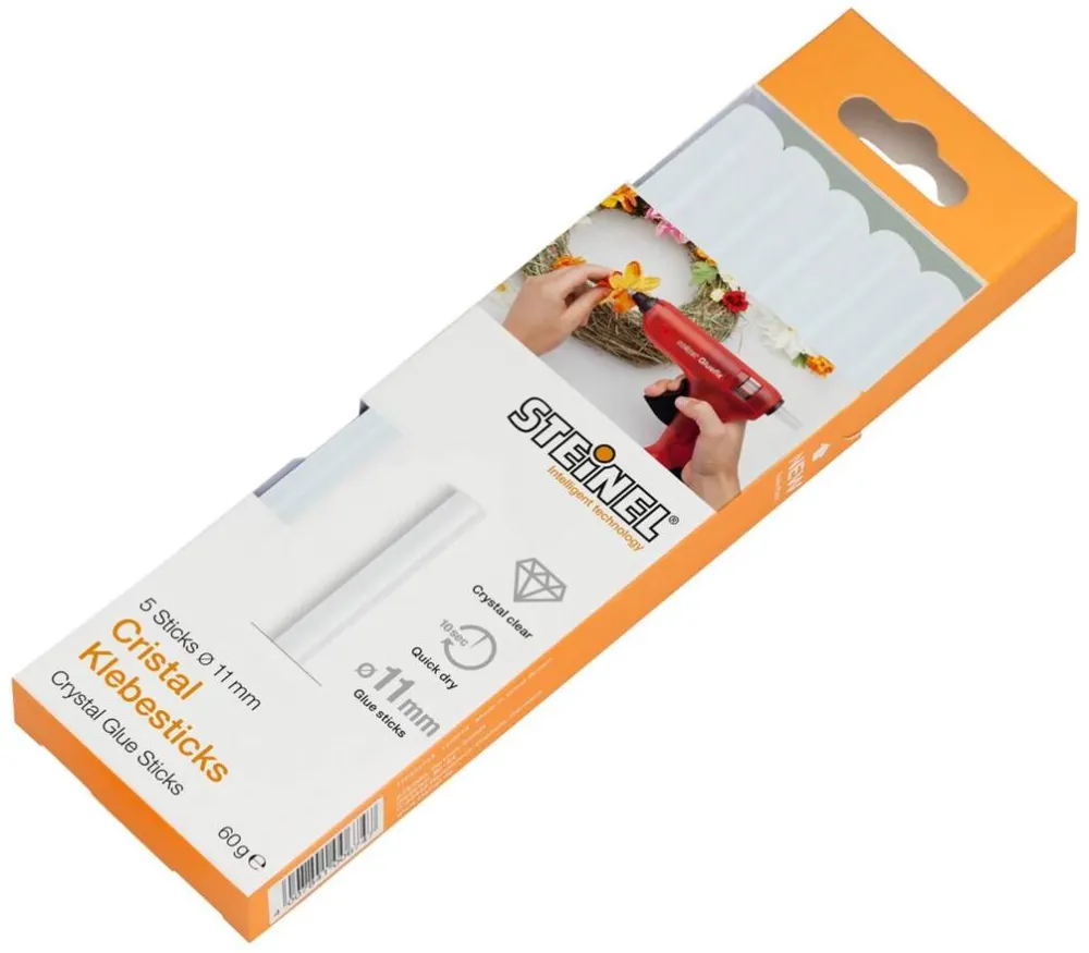 Steinel 1x5 Glue Sticks 11mm Cristal 60G