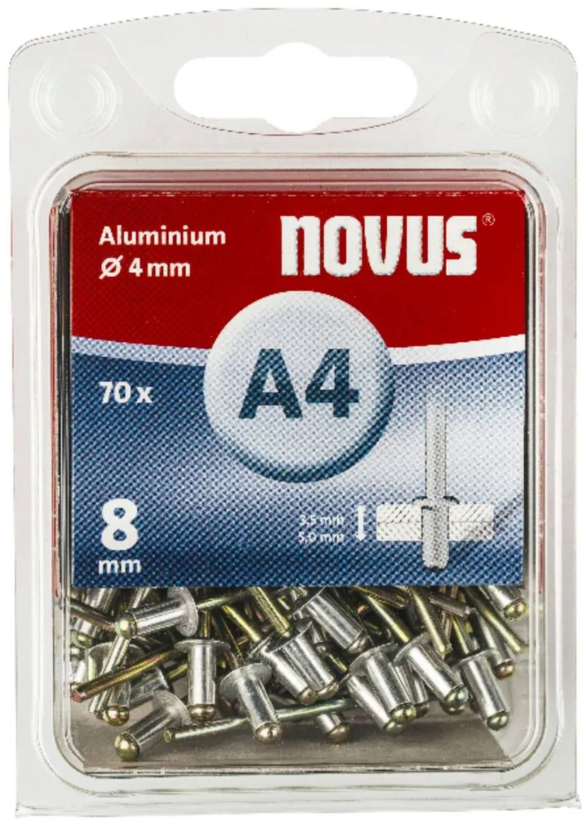 Novus Nituri A 4 X 8 ALU 70pc