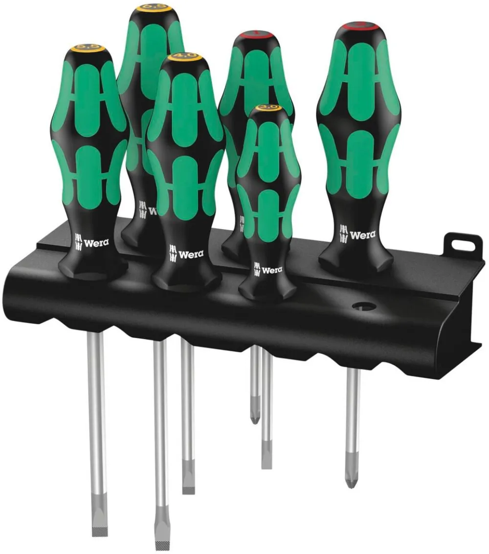 WERA 334/6 Kraftform Plus Lasertip Set Surubelnite