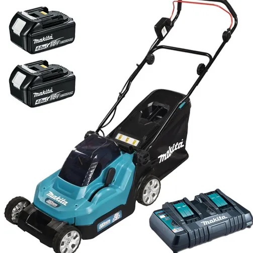Makita Masina de tuns gazon/iarba pe acumulator DLM382PT2 cu incarcator si acumulator in setul de livrare