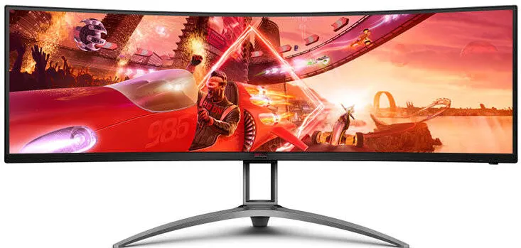 Monitor AOC LED Curbat AG493UCX2 49 inch DQHD VA 1ms 165Hz Black