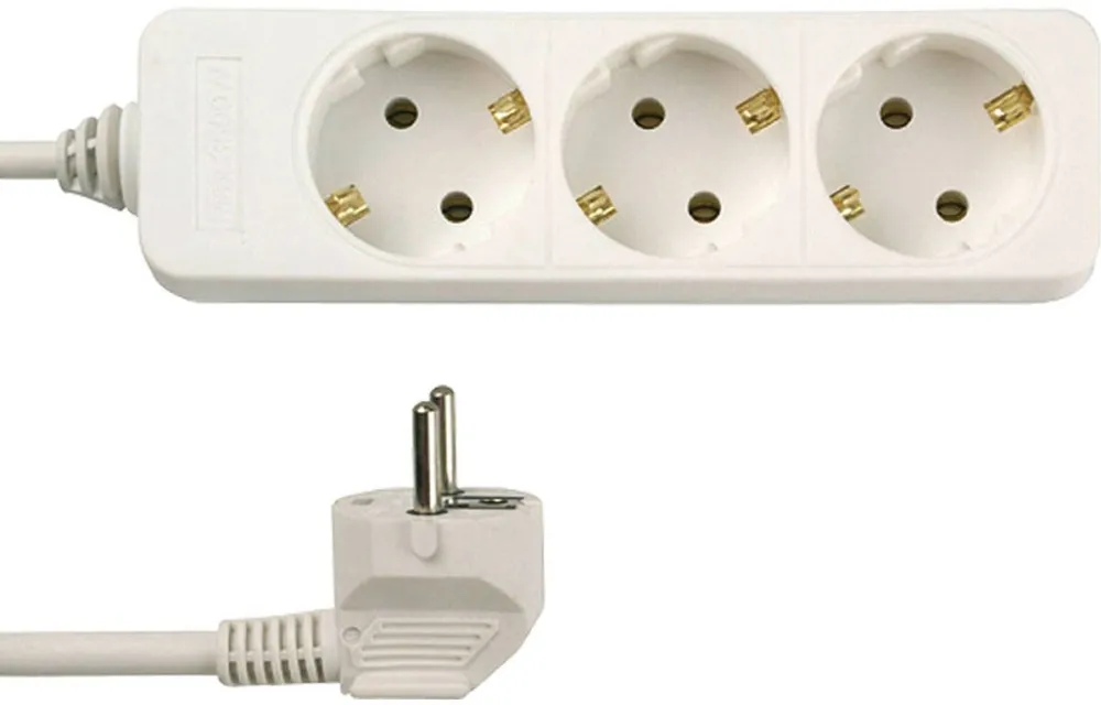 REV Priza / Prelungitor Socket line 3-fold 1,4 m white