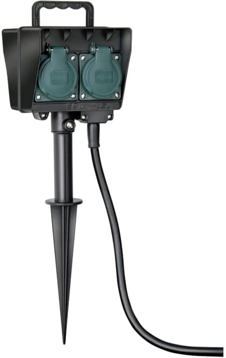 Brennenstuhl Priza / Prelungitor 4-way garden socket outlet with earth spike