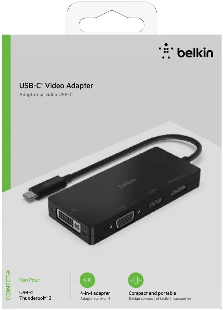 BELKIN Cablu Date USB-C to HDMI / VGA / DisplayPort-Adapter   AVC003btBK