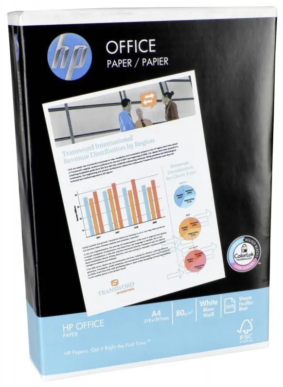 Hartie Foto HP 5x 500 Sh. Office white A 4, 80 g, C110 (Box)