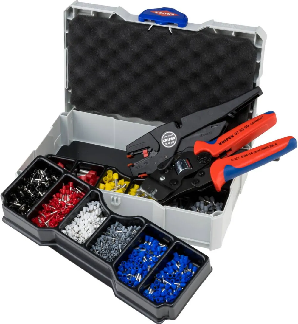 KNIPEX Set Sertizare for End Sleeves (ferrules)1240200+975309