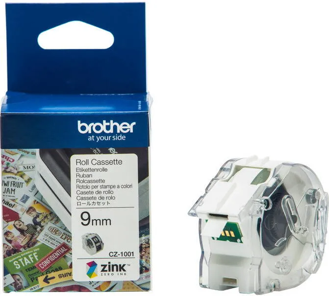 Banda etichete Brother CZ-1001 9 mm Color