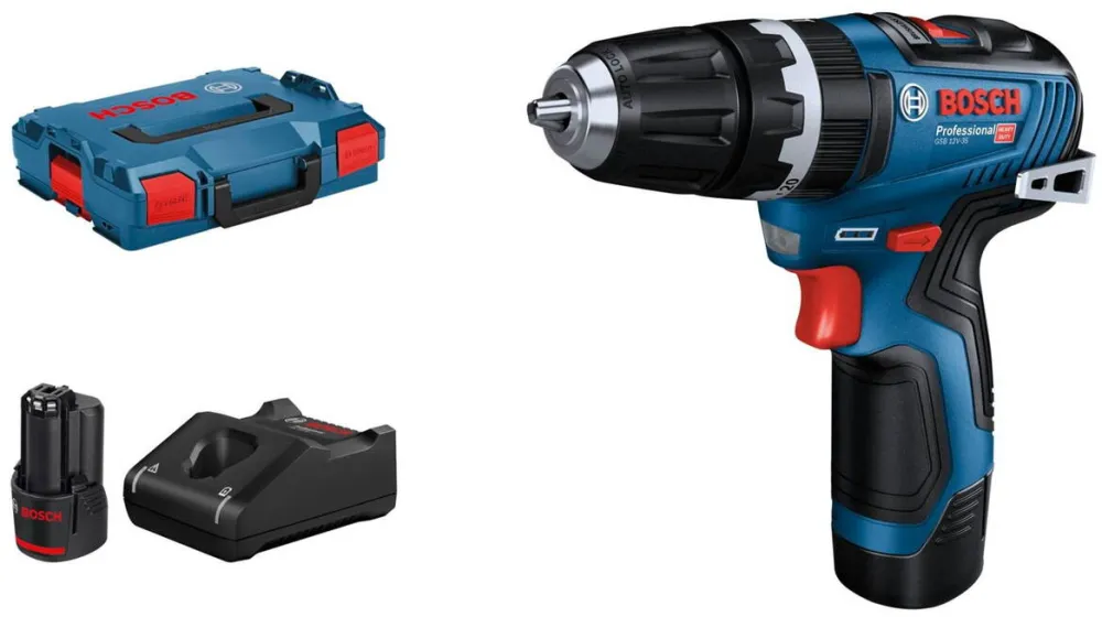 BOSCH GSB 12V-35 Kit Masina de Gaurit cu Acumulator