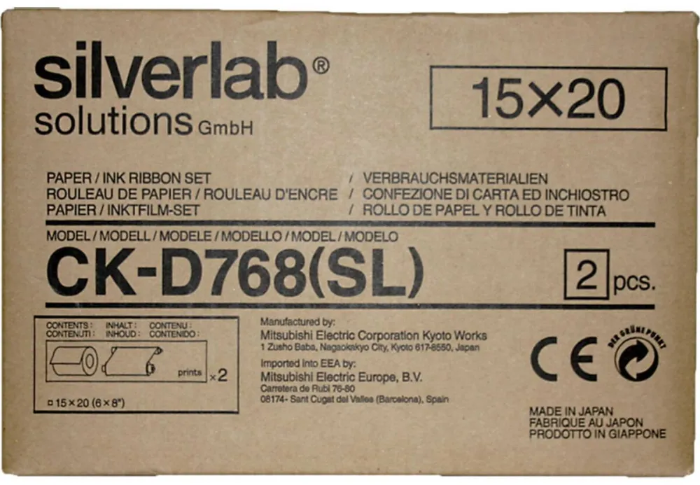 Consumabil Termic MITSUBISHI CK-D 768 SL 15x20 cm 2x 200 Prints