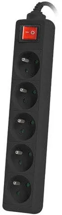 LANBERG Prelungitor 5 prize 1.5m Black