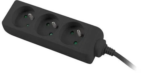 LANBERG Prelungitor 3 prize 1.5m Black
