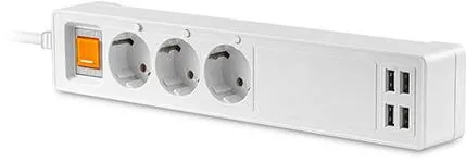 PLATINET Prelungitor smart 16A 3 prize 4 USB 1.8M tuya