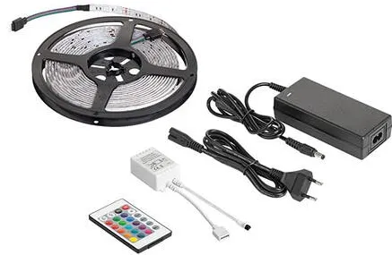 Rebel Kit banda LED RGB, 28 W, IP20, 3600 lm, controller si alimentator