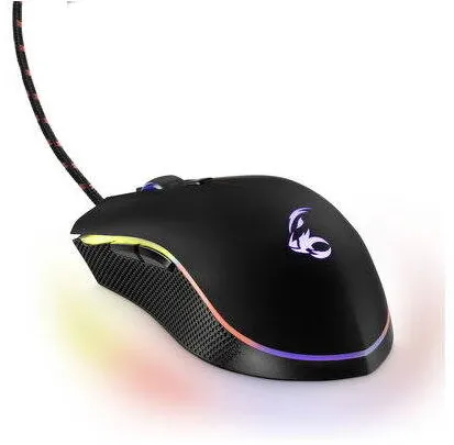 Mouse MediaRange Gaming Corded RGB Black