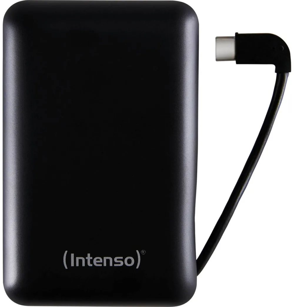 Intenso Baterie Externa XC10000 black +USB-A to Type-C Cable 10000 mAh