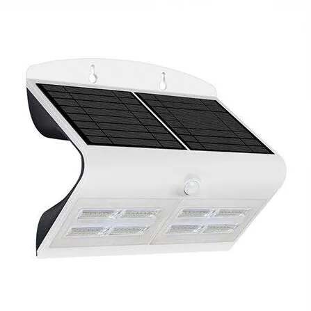V-TAC Lampa LED solara 6.8W 4000K alb neutru negru/alb