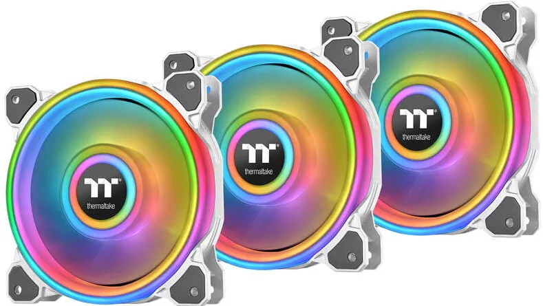 Thermaltake Riing Quad 14 RGB TT Premium Edition - 3 Pack, Alb, 140mm