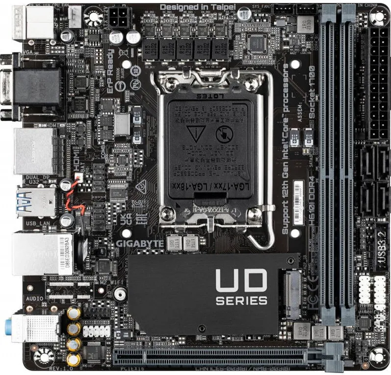 Placa de Baza GIGABYTE H610I DDR4
