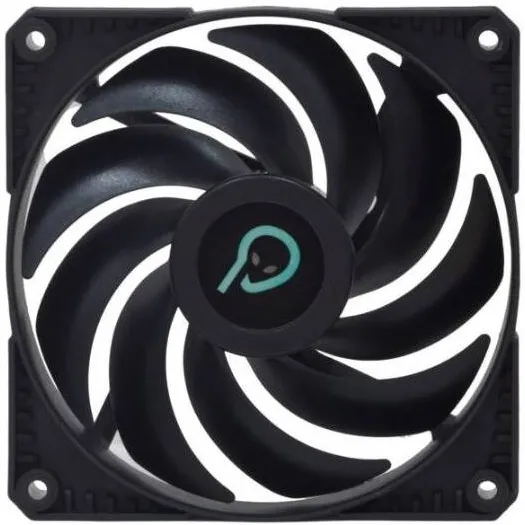 Spacer Ventilator SPFC-120-3P Black 120mm