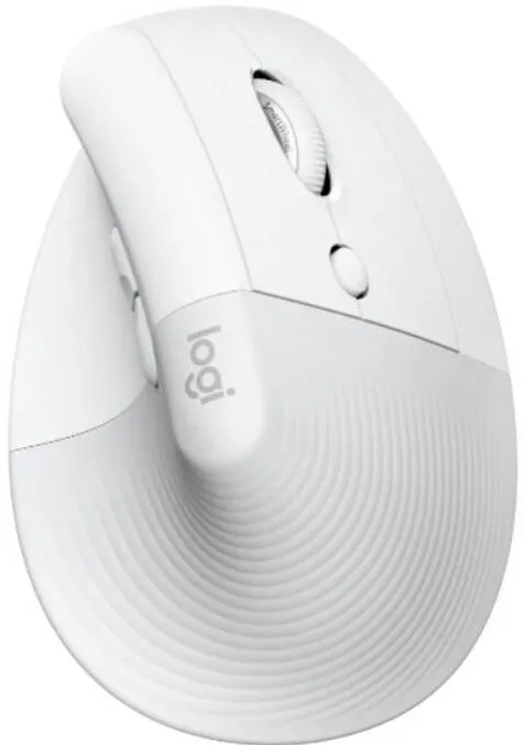 Mouse LOGITECH Lift Vertical Ergonomic, Alb