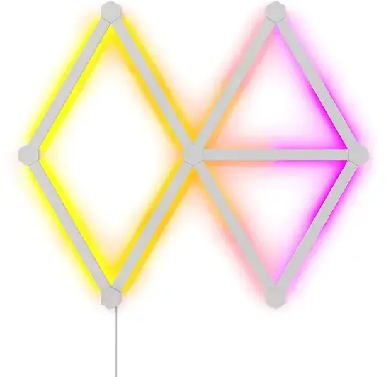 Nanoleaf Starter Kit Lines, Wi-Fi, LED, RGB compatibil Apple HomeKit, Google Assistant, 9 bucati
